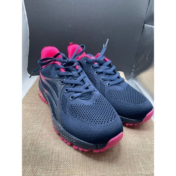 Lamincoa Women Air Running Shoes Athletic Sneakers Non Slip Blue Pink Size 7.5-8 - Picture 2 of 16